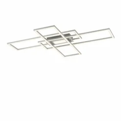 Luminaires Leuchten Direkt Éclairage Led|Plafonnier Leuchten-Direkt ASMIN LED Acier brossé, 1 lumière, Télécommandes
