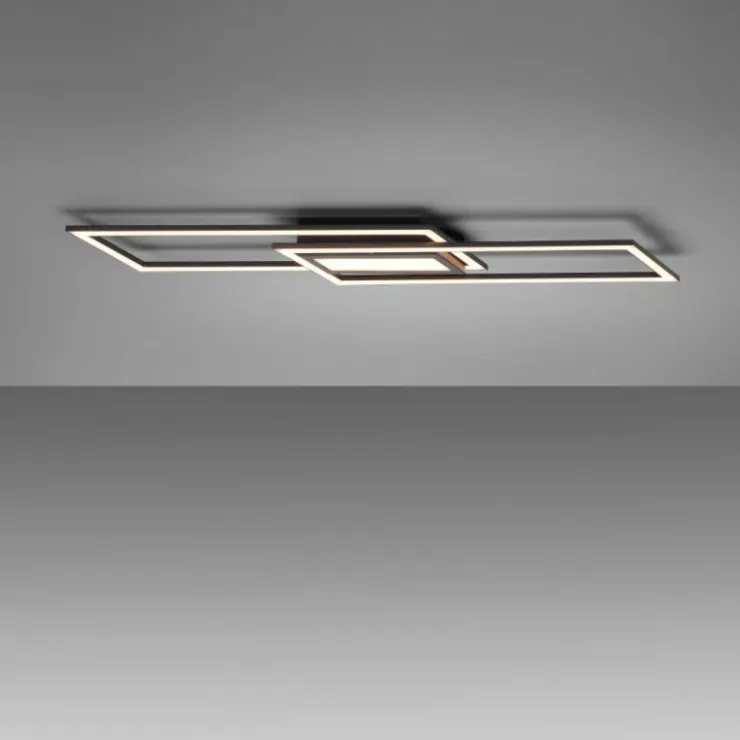 Luminaires Leuchten Direkt Éclairage Led|Plafonnier Leuchten-Direkt ASMIN LED Noir, 1 lumière