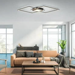 Luminaires Leuchten Direkt Éclairage Led|Plafonnier Leuchten-Direkt ASMIN LED Noir, 1 lumière