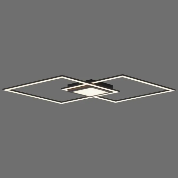 Luminaires Leuchten Direkt Éclairage Led|Plafonnier Leuchten-Direkt ASMIN LED Noir, 1 lumière