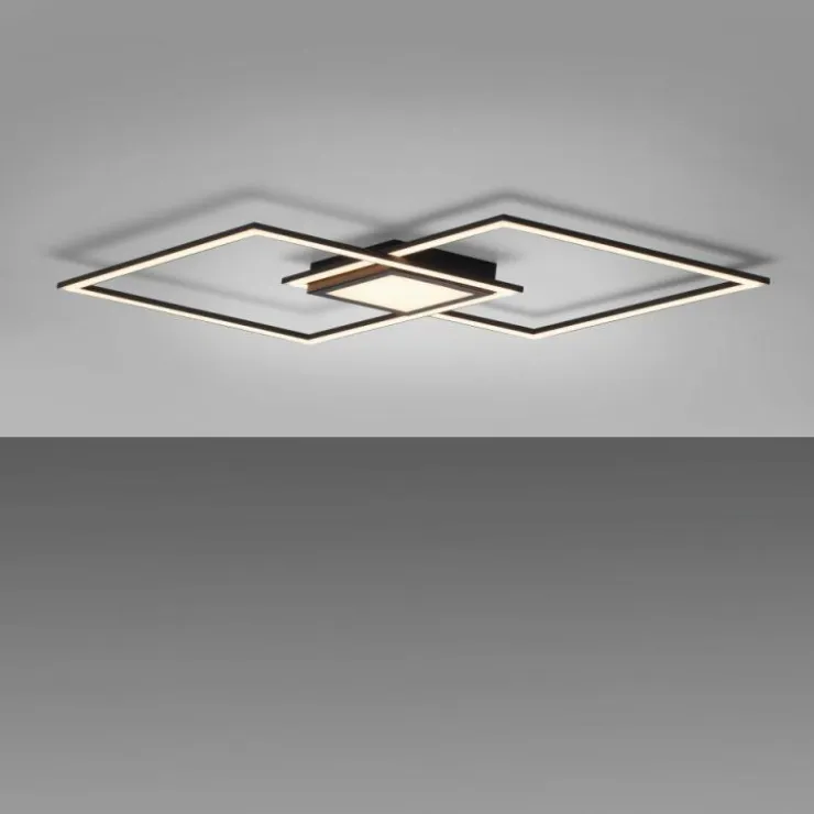 Luminaires Leuchten Direkt Éclairage Led|Plafonnier Leuchten-Direkt ASMIN LED Noir, 1 lumière