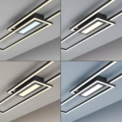 Luminaires Leuchten Direkt Éclairage Led|Plafonnier Leuchten-Direkt ASMIN LED Noir, 1 lumière
