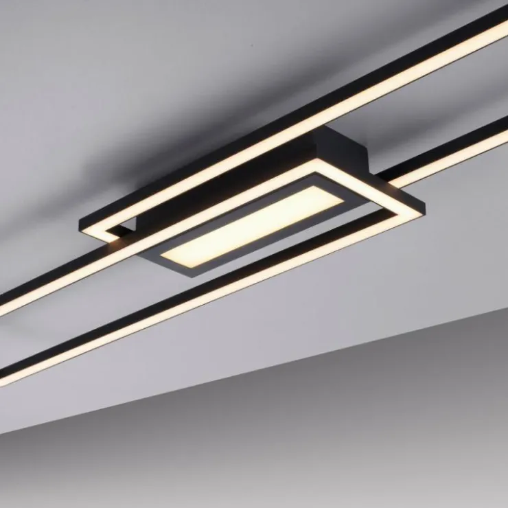 Luminaires Leuchten Direkt Éclairage Led|Plafonnier Leuchten-Direkt ASMIN LED Noir, 1 lumière