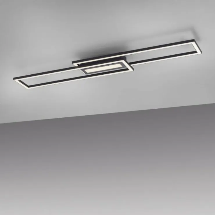 Luminaires Leuchten Direkt Éclairage Led|Plafonnier Leuchten-Direkt ASMIN LED Noir, 1 lumière