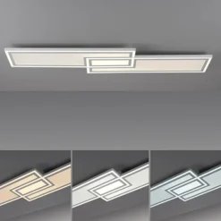 Luminaires Leuchten Direkt Éclairage Led|Plafonnier Leuchten-Direkt EDGING LED Blanc, 1 lumière, Télécommandes