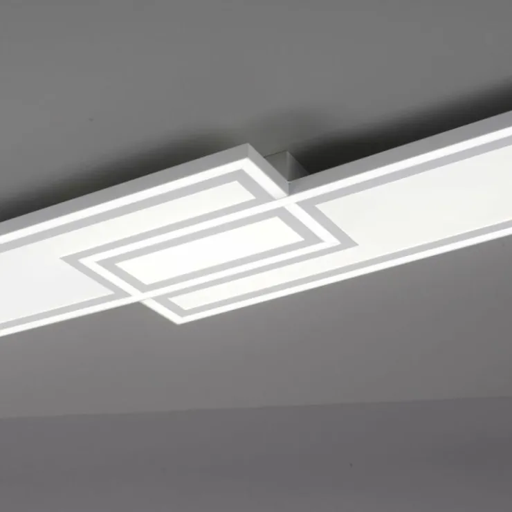 Luminaires Leuchten Direkt Éclairage Led|Plafonnier Leuchten-Direkt EDGING LED Blanc, 1 lumière, Télécommandes