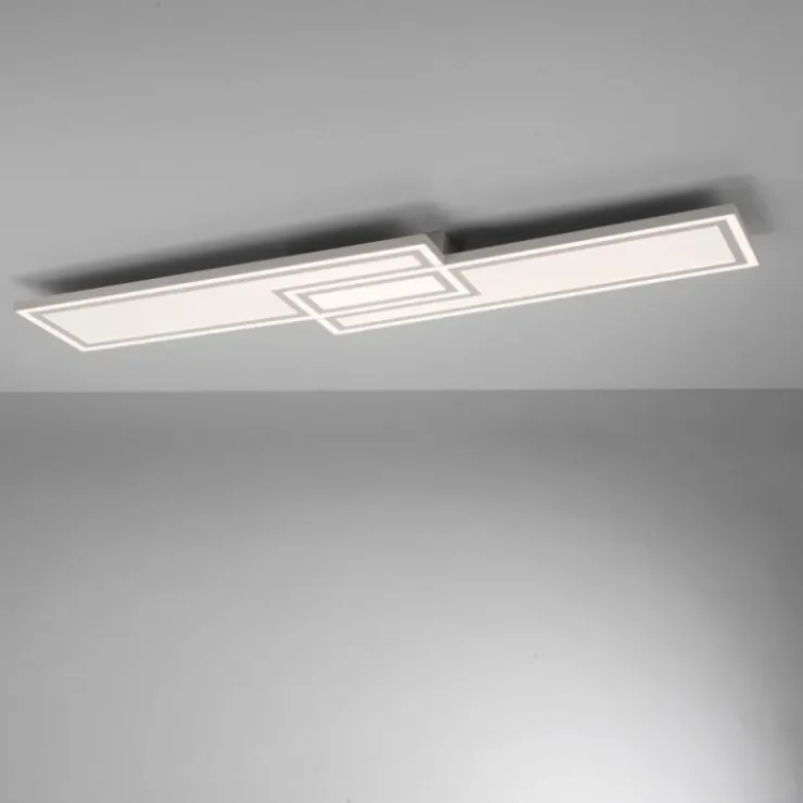Luminaires Leuchten Direkt Éclairage Led|Plafonnier Leuchten-Direkt EDGING LED Blanc, 1 lumière, Télécommandes