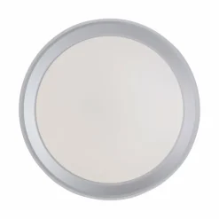 Plafonnier Leuchten-Direkt LOLAsmart-LENI LED Argenté, 1 lumière, Télécommandes, Changeur de couleurs