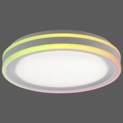 Luminaires Leuchten Direkt Éclairage Led|Plafonnier Leuchten-Direkt SPHERIC LED Blanc, 2 lumières, Télécommandes, Changeur de couleurs