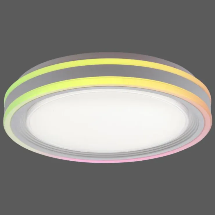 Luminaires Leuchten Direkt Éclairage Led|Plafonnier Leuchten-Direkt SPHERIC LED Blanc, 2 lumières, Télécommandes, Changeur de couleurs