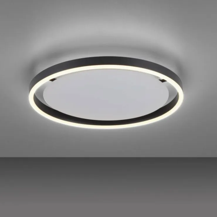 Luminaires Leuchten Direkt Éclairage Led|Plafonnier Leuchten-Direkt RITUS LED Anthracite, 1 lumière
