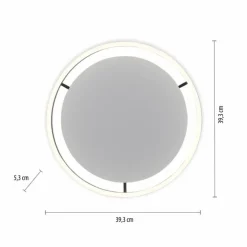 Luminaires Leuchten Direkt Éclairage Led|Plafonnier Leuchten-Direkt RITUS LED Anthracite, 1 lumière