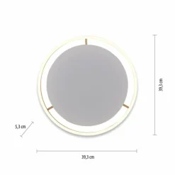 Luminaires Leuchten Direkt Éclairage Led|Plafonnier Leuchten-Direkt RITUS LED Laiton, 1 lumière