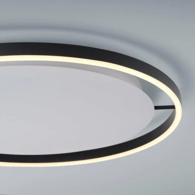 Luminaires Leuchten Direkt Éclairage Led|Plafonnier Leuchten-Direkt RITUS LED Anthracite, 1 lumière