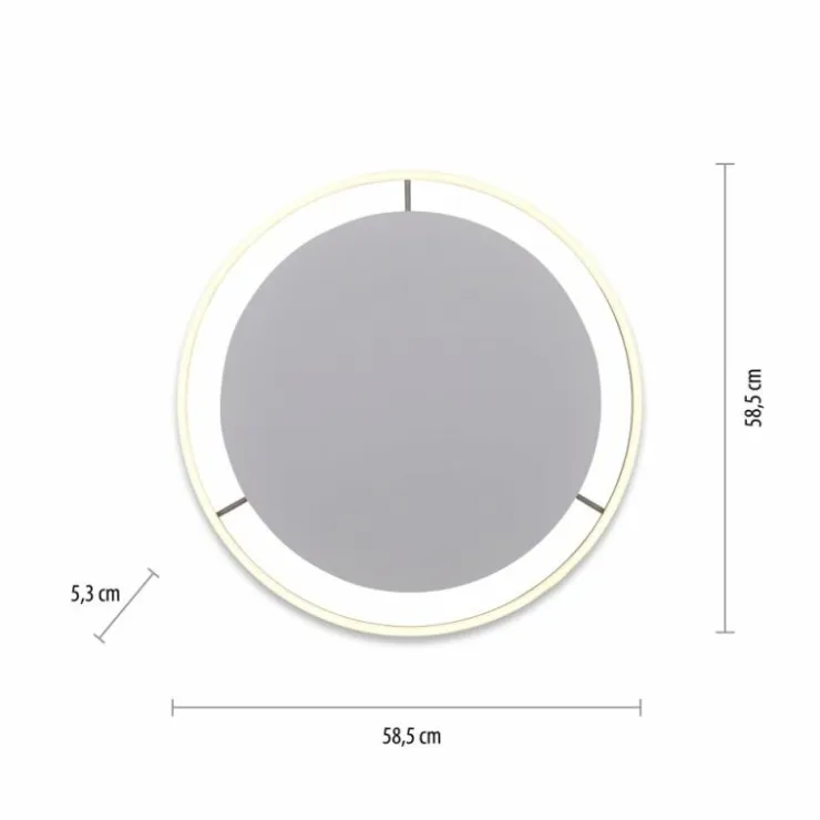 Luminaires Leuchten Direkt Éclairage Led|Plafonnier Leuchten-Direkt RITUS LED Aluminium, 1 lumière