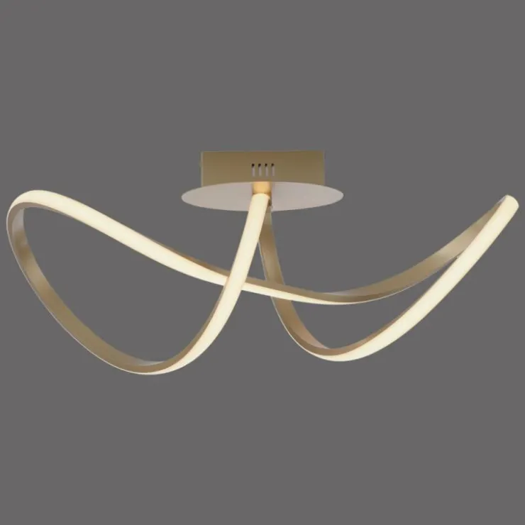Luminaires Leuchten Direkt Éclairage Led|Plafonnier Leuchten-Direkt MARIA LED Laiton, 1 lumière