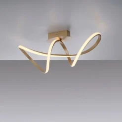Luminaires Leuchten Direkt Éclairage Led|Plafonnier Leuchten-Direkt MARIA LED Laiton, 1 lumière