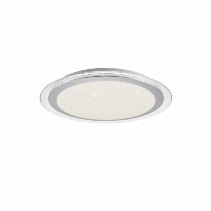 Luminaires Leuchten Direkt Éclairage Led|Plafonnier Leuchten-Direkt CYBA LED Argenté, 2 lumières, Télécommandes, Changeur de couleurs