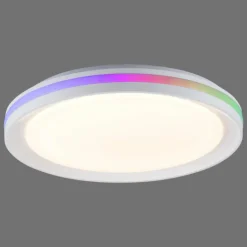 Luminaires Leuchten Direkt Éclairage Led|Plafonnier Leuchten-Direkt RIBBON LED Blanc, 2 lumières, Télécommandes, Changeur de couleurs