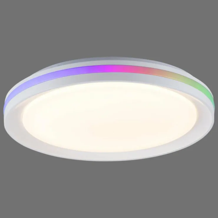 Luminaires Leuchten Direkt Éclairage Led|Plafonnier Leuchten-Direkt RIBBON LED Blanc, 2 lumières, Télécommandes, Changeur de couleurs