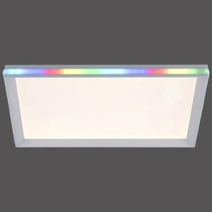 Luminaires Leuchten Direkt Éclairage Led|Plafonnier Leuchten-Direkt GALACTICA LED Blanc, 2 lumières, Télécommandes, Changeur de couleurs
