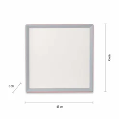 Luminaires Leuchten Direkt Éclairage Led|Plafonnier Leuchten-Direkt GALACTICA LED Blanc, 2 lumières, Télécommandes, Changeur de couleurs