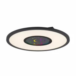 Luminaires Leuchten Direkt Éclairage Led|Plafonnier Leuchten-Direkt ASTRO LED Noir, 2 lumières, Télécommandes, Changeur de couleurs