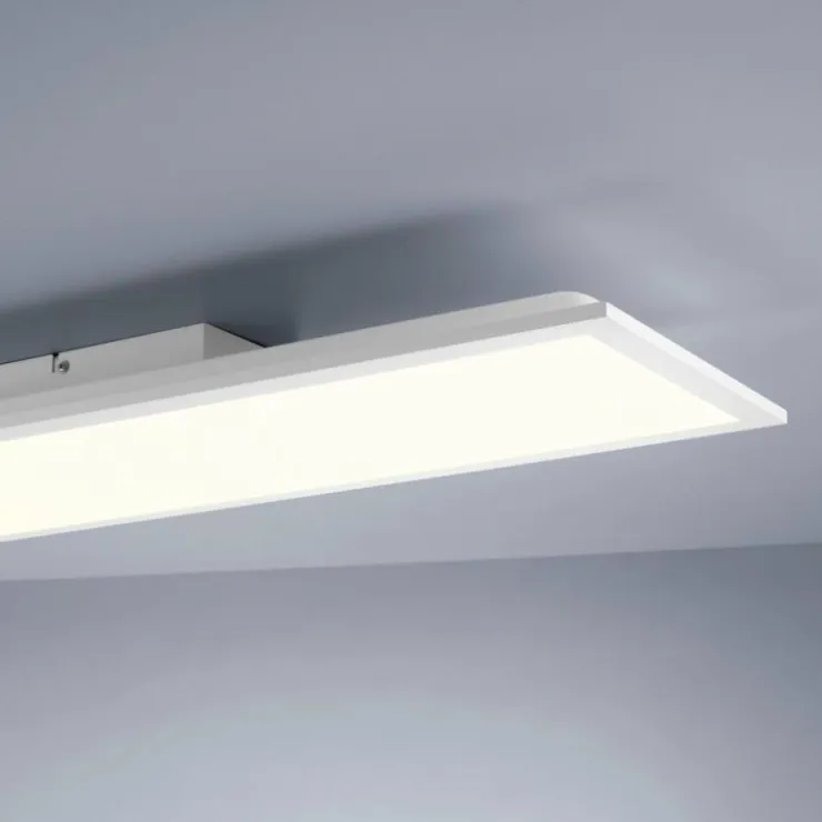 Luminaires Leuchten Direkt Éclairage Led|Plafonnier Leuchten-Direkt FLAT LED Blanc, 1 lumière, Télécommandes