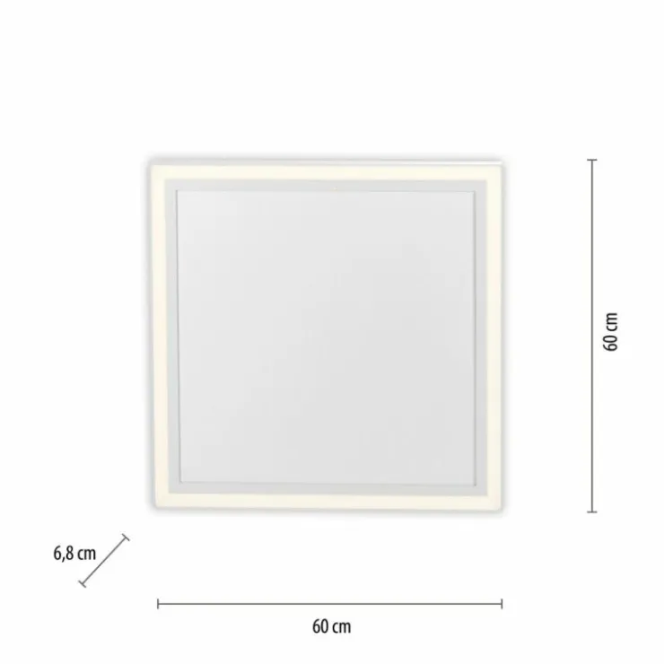 Luminaires Leuchten Direkt Éclairage Led|Plafonnier Leuchten-Direkt BEROA LED Blanc, 1 lumière, Télécommandes