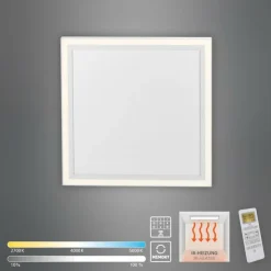 Luminaires Leuchten Direkt Éclairage Led|Plafonnier Leuchten-Direkt BEROA LED Blanc, 1 lumière, Télécommandes
