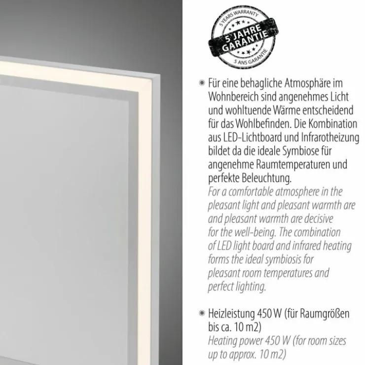 Luminaires Leuchten Direkt Éclairage Led|Plafonnier Leuchten-Direkt BEROA LED Blanc, 1 lumière, Télécommandes