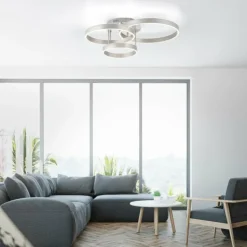 Luminaires Leuchten Direkt Éclairage Led|Plafonnier Leuchten-Direkt LILLUTI LED Argenté, 2 lumières, Télécommandes