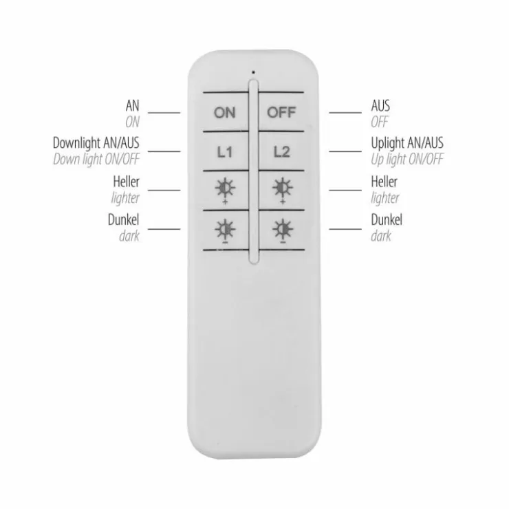 Luminaires Leuchten Direkt Éclairage Led|Plafonnier Leuchten-Direkt LILLUTI LED Argenté, 2 lumières, Télécommandes