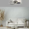 Luminaires Leuchten Direkt Éclairage Led|Plafonnier Leuchten-Direkt SEVENT LED Noir, 1 lumière
