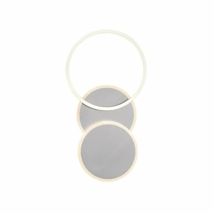 Luminaires Leuchten Direkt Éclairage Led|Plafonnier Leuchten-Direkt SEVENT LED Argenté, 1 lumière