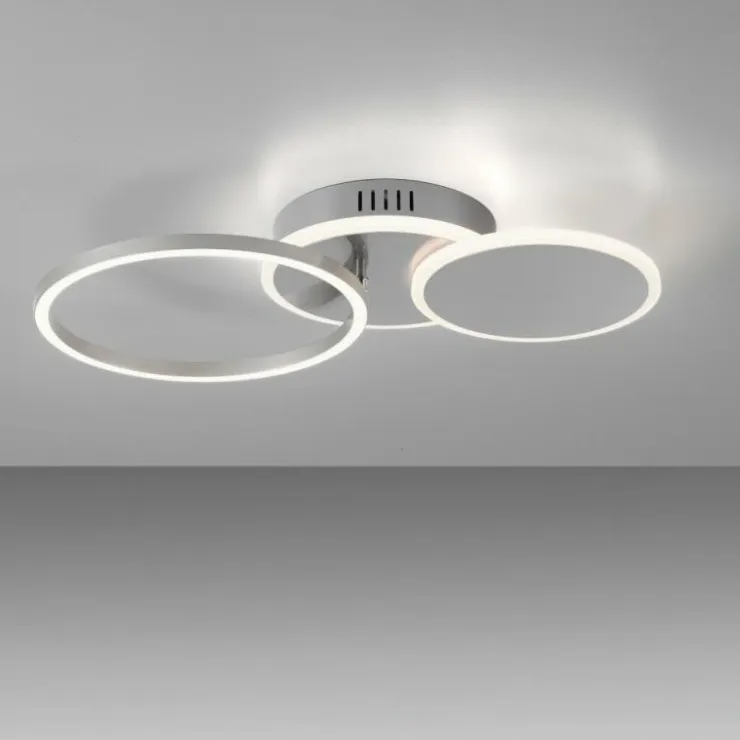 Luminaires Leuchten Direkt Éclairage Led|Plafonnier Leuchten-Direkt SEVENT LED Argenté, 1 lumière