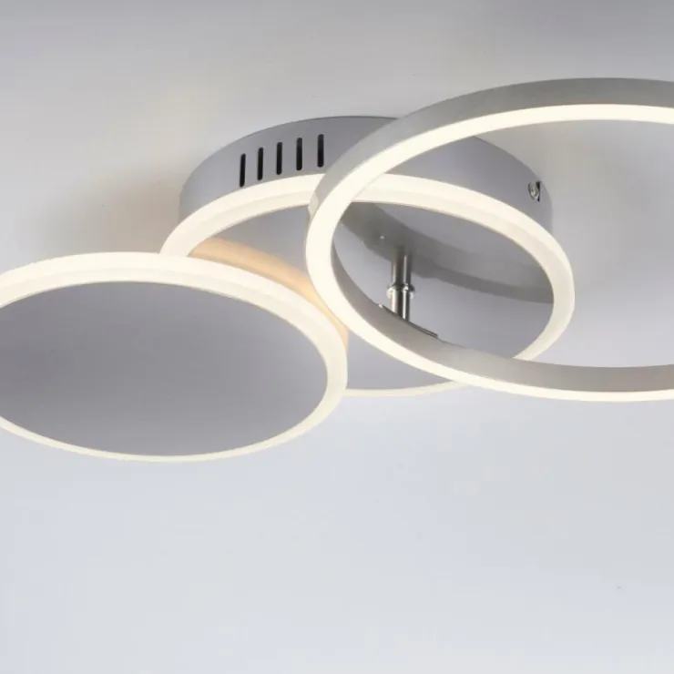 Luminaires Leuchten Direkt Éclairage Led|Plafonnier Leuchten-Direkt SEVENT LED Argenté, 1 lumière
