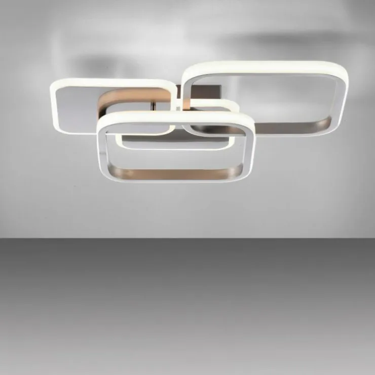Luminaires Leuchten Direkt Éclairage Led|Plafonnier Leuchten-Direkt SEVENT LED Argenté, 1 lumière