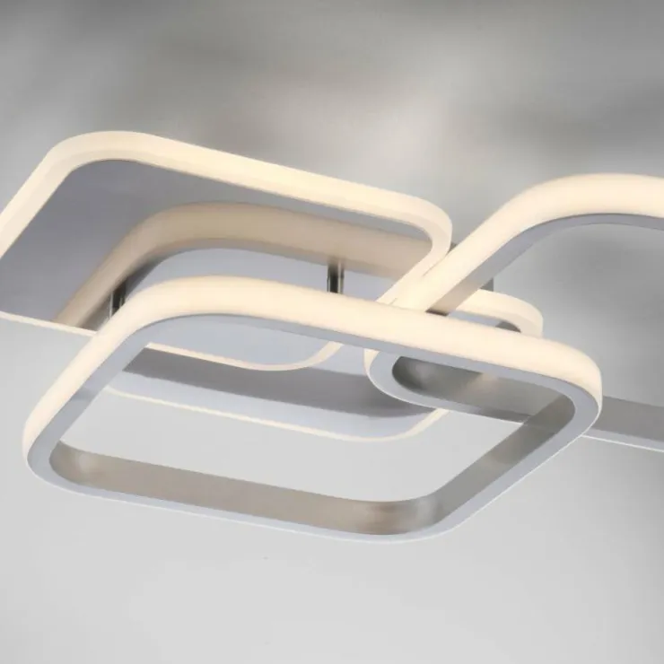 Luminaires Leuchten Direkt Éclairage Led|Plafonnier Leuchten-Direkt SEVENT LED Argenté, 1 lumière