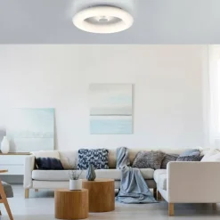 Luminaires Leuchten Direkt Éclairage Led|Plafonnier Leuchten-Direkt VERTIGO LED Blanc, 1 lumière, Télécommandes