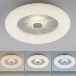 Luminaires Leuchten Direkt Éclairage Led|Plafonnier Leuchten-Direkt VERTIGO LED Blanc, 1 lumière, Télécommandes