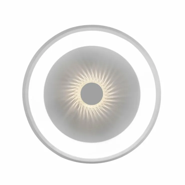 Luminaires Leuchten Direkt Éclairage Led|Plafonnier Leuchten-Direkt VERTIGO LED Blanc, 1 lumière, Télécommandes