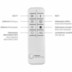 Luminaires Leuchten Direkt Éclairage Led|Plafonnier Leuchten-Direkt VERTIGO LED Blanc, 1 lumière, Télécommandes