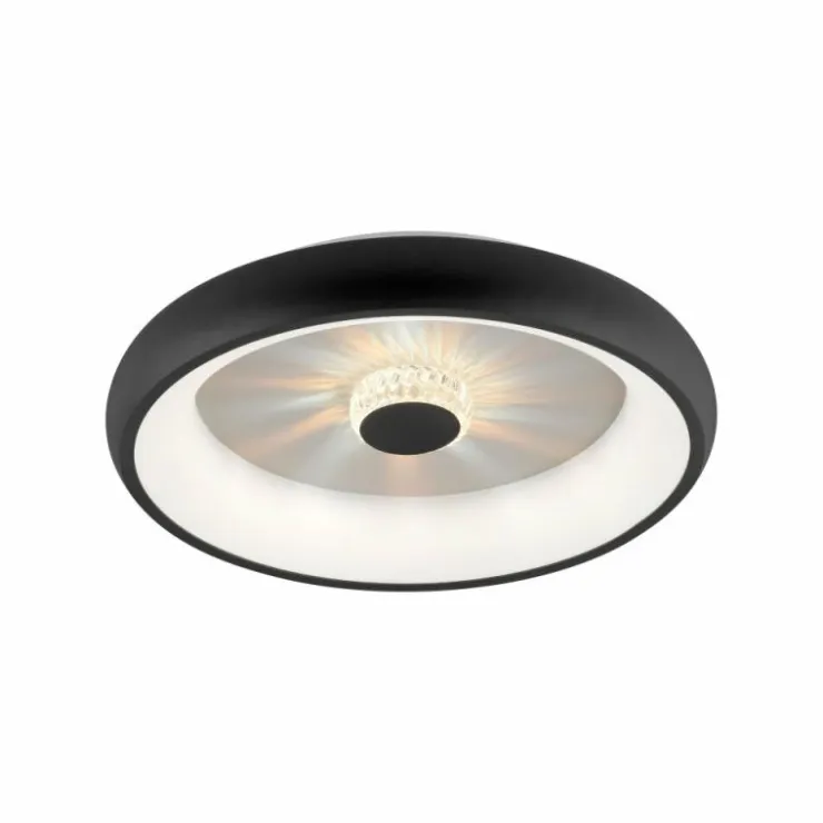 Luminaires Leuchten Direkt Éclairage Led|Plafonnier Leuchten-Direkt VERTIGO LED Noir, 1 lumière, Télécommandes