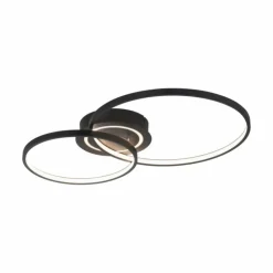 Luminaires Leuchten Direkt Éclairage Led|Plafonnier Leuchten-Direkt ASMINA LED Noir, 2 lumières