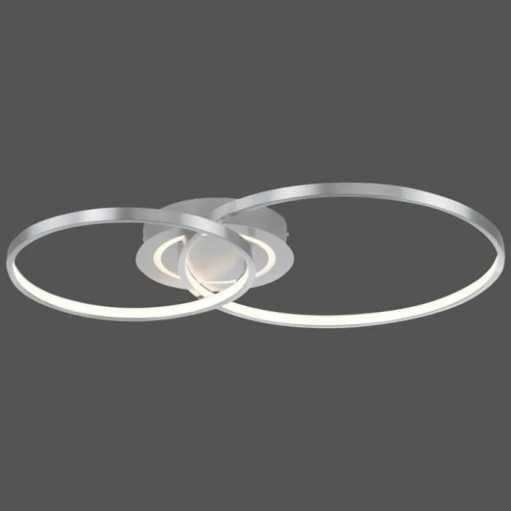Luminaires Leuchten Direkt Éclairage Led|Plafonnier Leuchten-Direkt ASMINA LED Argenté, 2 lumières