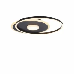 Luminaires Leuchten Direkt Éclairage Led|Plafonnier Leuchten-Direkt DOMINO LED Noir, 1 lumière