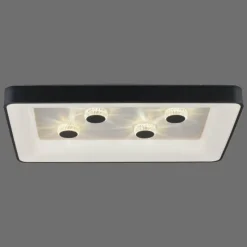 Luminaires Leuchten Direkt Éclairage Led|Plafonnier Leuchten-Direkt VERTIGO LED Noir, 1 lumière, Télécommandes