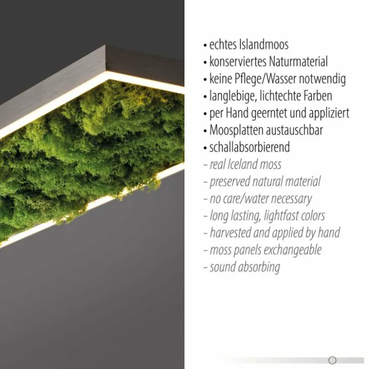 Luminaires Leuchten Direkt Éclairage Led|Plafonnier Leuchten-Direkt GREEN KNUT LED Argenté, 1 lumière