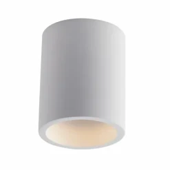 Luce Design Plafonniers|Plafonnier Luce-Design Banjie peut être peint avec de la peinture ordinaire, Blanc, 1 lumière